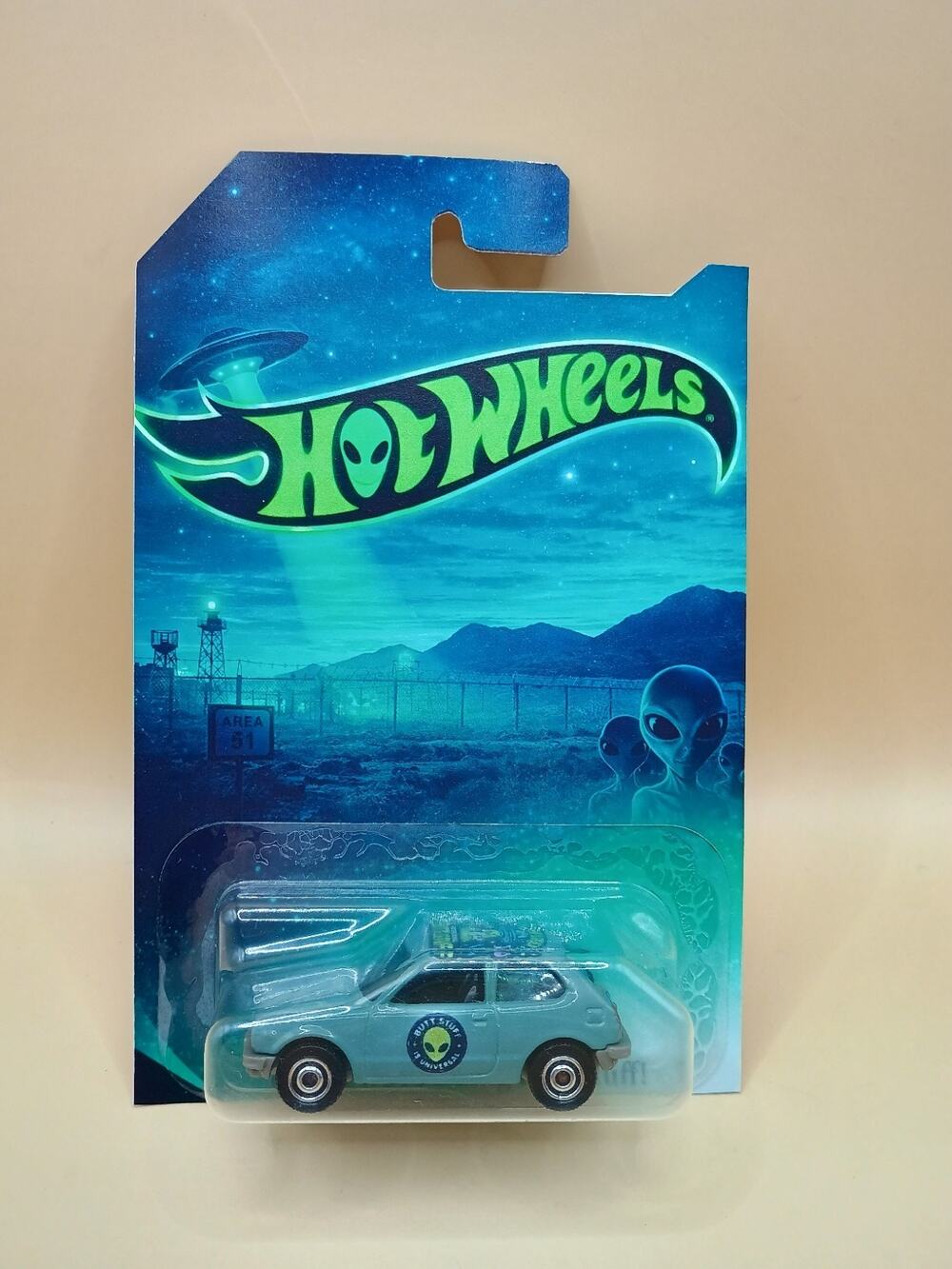 Custom Matchbox Honda Civic Alien Abduction UFO Area 51 1:64 - Get In Loser!